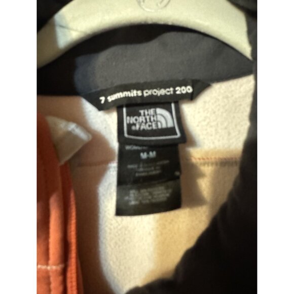 The North Face Orange Apex Bionic Fleece Jacket M 7 summits project 200 Everest - Picture 5 of 6